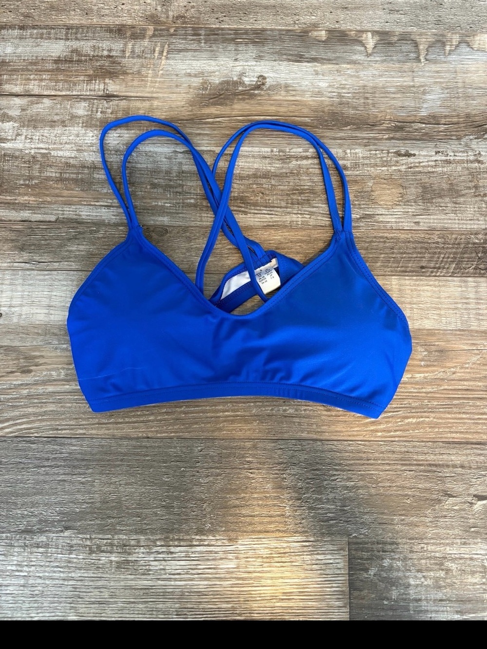 Women’s Blue Bikini Top | Size S